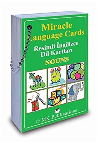 Resimli İngilizce Dil Kartları: Miracle Language Cards Nouns