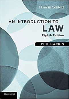 An Introduction to Law (Law in Context)