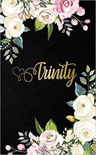 Trinity: Pretty 2020-2021 Two-Year Monthly Pocket Planner & Organizer with Phone Book, Password Log & Notes | 2 Year (24 Months) Agenda & Calendar | Floral & Gold Personal Name Gift for Girls & Women