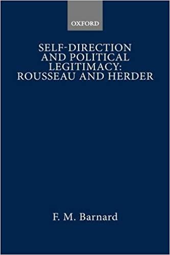 Self-Direction and Political Legitimacy: Rousseau and Herder