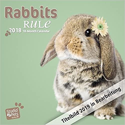 Rabbits Rule - Kaninchen 2019 - 18-Monatskalender: Original Myrna-Kalender