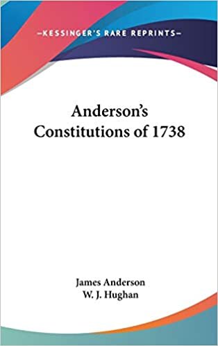 Anderson's Constitutions of 1738