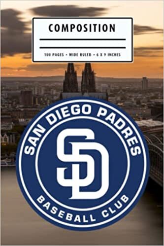 Weekly Planner Composition : San Diego Padres Notebook- To My Baseball Son , To My Baseball Dad - Baseball Notebook #20
