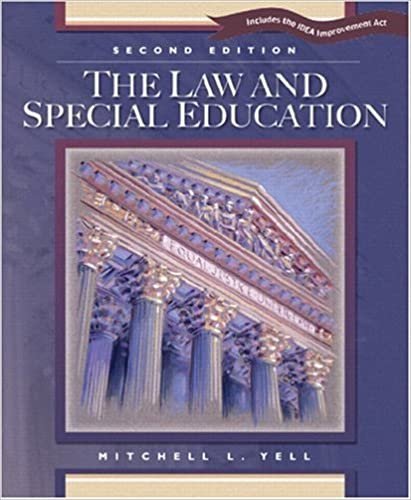 The Law and Special Education