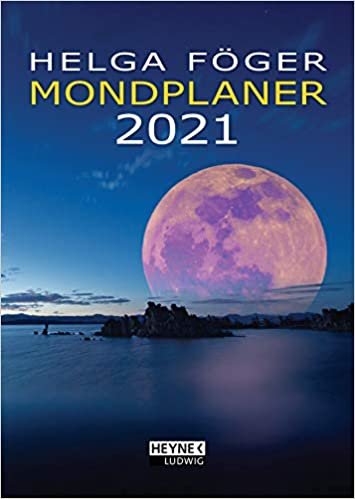 Mondplaner 2021: Taschenkalender 10,5 x 14,8 cm