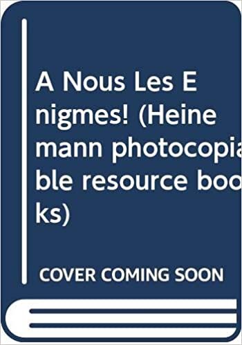 A Nous Les Enigmes! (Heinemann photocopiable resource books)