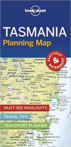 Lonely Planet Tasmania Planning Map