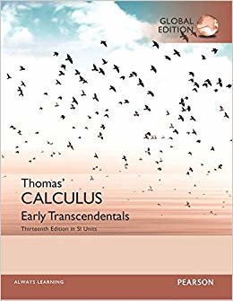 Thomas  Calculus: Early Transcendentlas in Si Units