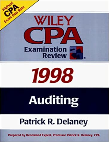 Wiley Cpa Examination Review 1998: Auditing (Annual)