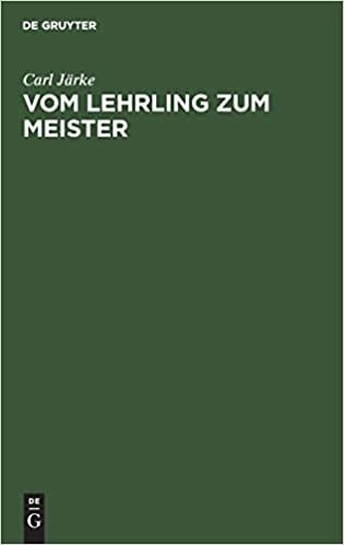 Vom Lehrling zum Meister