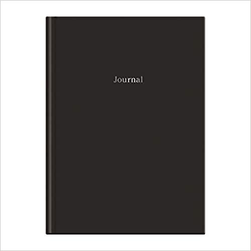Black Hardcover Journal 7 X 10" (Black 7 x 10)