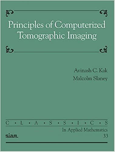 Principles of Computerized Tomographic Imaging (Classics in Applied Mathematics, Band 33)