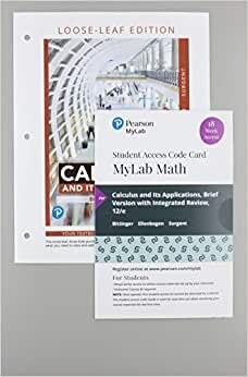 Calculus and Its Applications + Mylab Math With Pearson Etext 18-week Access Card indir