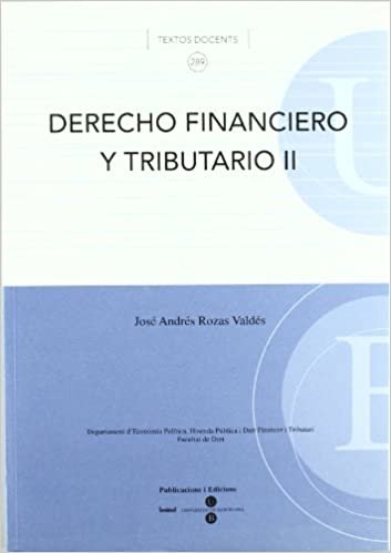 Derecho financiero y tributario II (TEXTOS DOCENTS)
