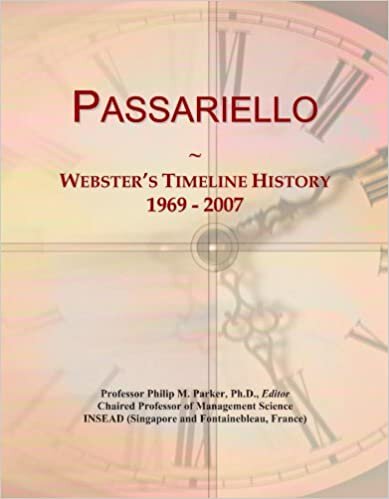 Passariello: Webster's Timeline History, 1969 - 2007