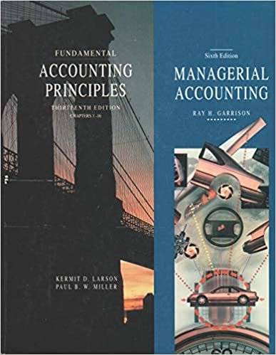 Fundamental Accounting Principles: Chapters 1-16/Managerial Accounting : Concepts for Planning, Control, Decision Making/2 Books in 1: Chapters ... Control, Decisio Making/2 Books in 1