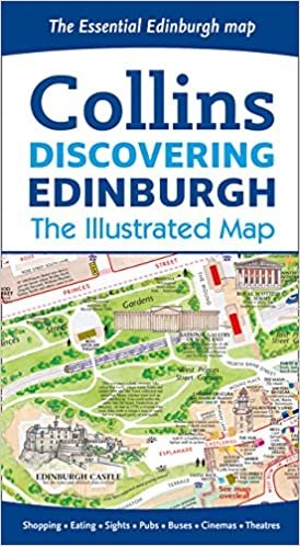 Discovering Edinburgh Illustrated Map indir