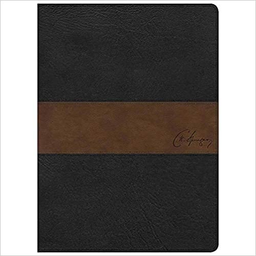 CSB Spurgeon Study Bible, Black/Brown LeatherTouch (R)