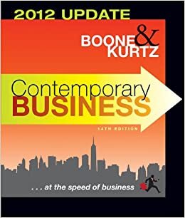 Contemporary Business: 2012 Update (Coursesmart)