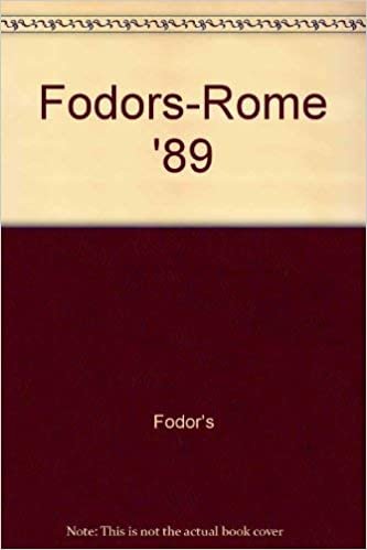 Fodor's '89 Rome
