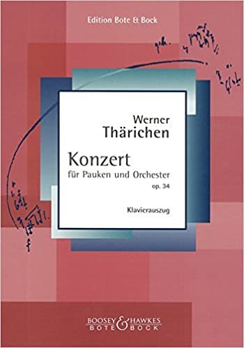 Paukenkonzert: op. 34. Pauke und Orchester. Klavierauszug.