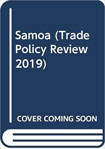 Trade Policy Review 2019: Samoa indir