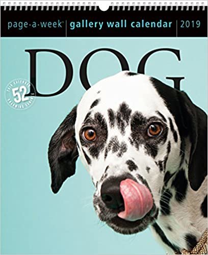 2019 Dog Gallery Wall Page-A-Week Gallery Wall Calendar indir