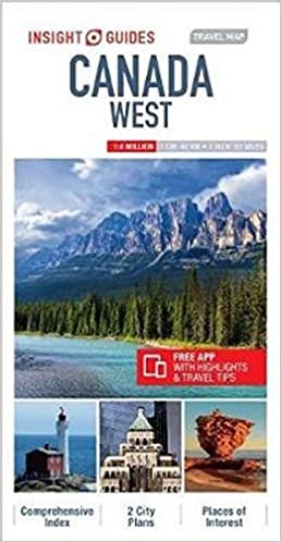 Insight Guides Travel Map Canada West (Insight Travel Maps)