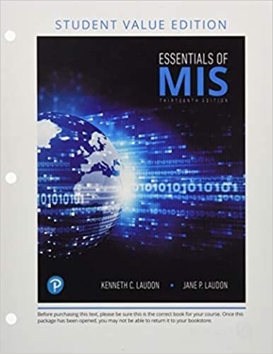 Essentials of Mis, Student Value Edition Plus Mylab MIS with Pearson Etext - Access Card Package