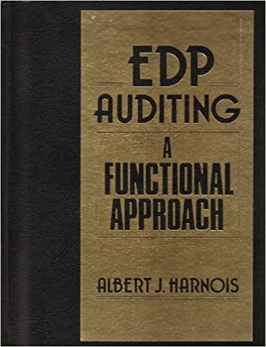 Edp Auditing: A Functional Approach: The Functional Approach