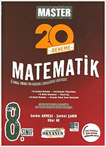 Okyanus Yayınları 8. Sınıf Master 20 Matematik Denemesi