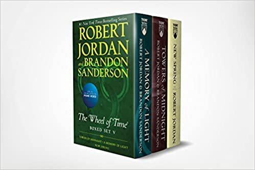 Wheel of Time Premium Boxed Set V: Book Thirteen: Towers of Midnight, Book Fourteen: A Memory of Light, Prequel: New Spring indir
