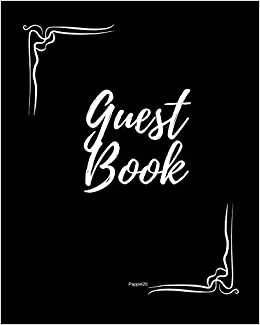 Guest Book - Black frame #1 on white paper indir