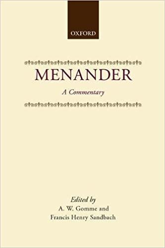 Menander: A Commentary: A Commentary indir