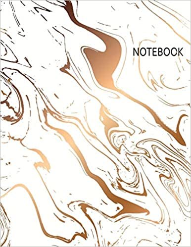 Notebook: Marble Notebook (8.5 x 11 Inches) - 110 Pages indir