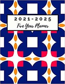 2021-2025 Five Year Planner: 5 Year Monthly Planner | 60 Month Pocket Calendar