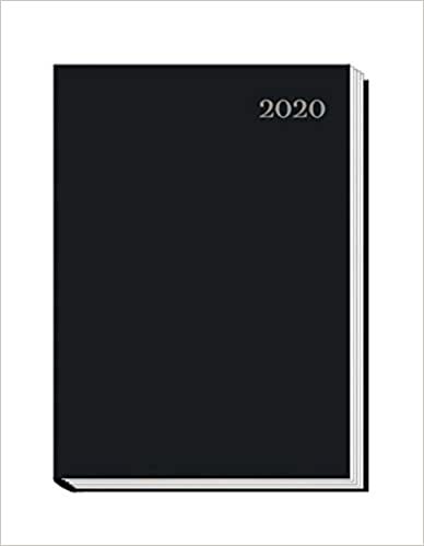 Wochenbuch "schwarz" 2020: 12 x 17 cm, 160 Seiten (Taschenkalender)
