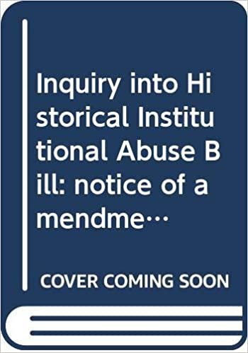 Inquiry into Historical Institutional Abuse Bill: notice of amendments tabled on 14 November 2012 for consideration stage (Northern Ireland Assembly bills)