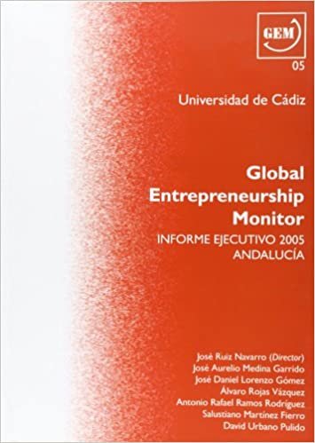 Global Entrepreneurship Monitor. Informe ejecutivo 2005. Andalucia