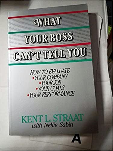 What Your Boss Can't Tell You: How to Evaluate, Your Company, Your Job, Your Goals, Your Performance