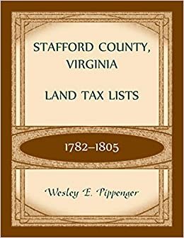 Stafford County, ia Land Tax Lists, 1782-1805