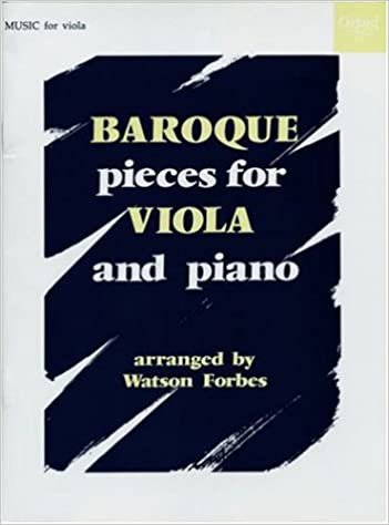 Baroque Pieces for Viola and Piano (Oxford Music for Clarinet)