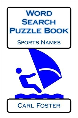 Word Search Puzzle Book: Sports Names