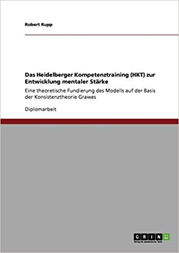 Das Heidelberger Kompetenztraining (HKT) zur Entwicklung mentaler Stärke: Eine theoretische Fundierung des Modells auf der Basis der Konsistenztheorie Grawes