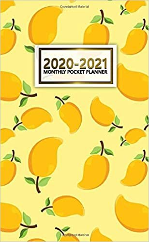 2020-2021 Pocket Planner: Cute Tropical Two-Year (24 Months) Monthly Pocket Planner & Agenda | 2 Year Organizer with Phone Book, Password Log & Notebook | Funky Jungle Mango Pattern indir