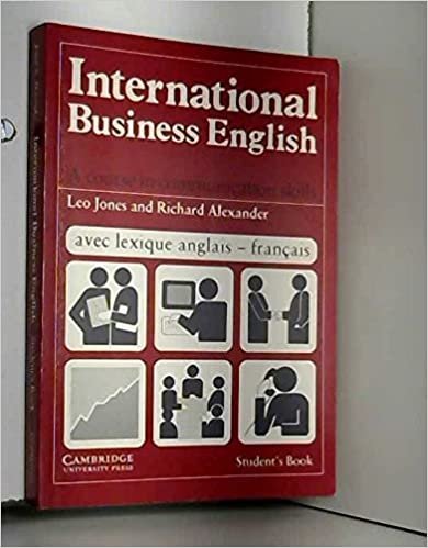 International Business English Student's book French edition: A Course in Communication Skills indir