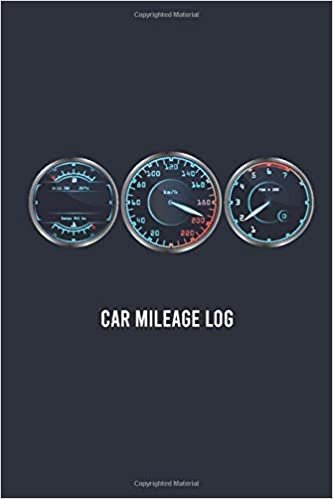 car mileage log: 100 page for record vehicle auto mileage logbook car usages tracker auto journal notebook log book for car expense taxes or business size 6x9 inches (vol:5)