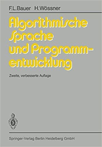 Algorithmische Sprache und Programmentwicklung indir