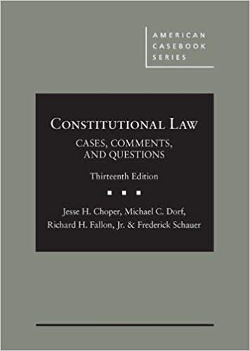 Constitutional Law - CasebookPlus: Cases, Comments, and Questions (American Casebook Series (Multimedia))