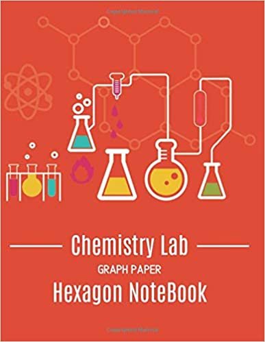 Hexagon Graph Paper Notebook: Small Hexagons Composition Notebook (Tangerine Tango Orange Cover) - Hexagonal Graph Paper, 100 Pages 1/4 inch, 8.5 x 11 ... Organic Chemistry and Biochemistry Journal.
